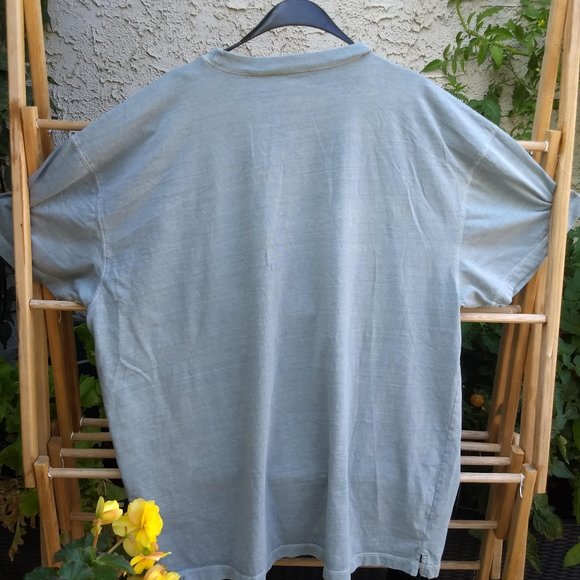 woolrich light blue grey cotton short sleeve tshirt EUC - Picture 3 of 8